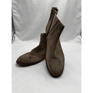 Frye Carly ash suede double zip Chelsea boots Sz 10B Fall Booties Winter